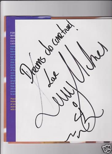 Kelly Holmes Double Olympic Gold Winning Athlete Signed Book