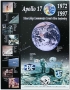 1997 Cernan Signed Apollo 17 Anniversary Poster
