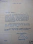 Bing Crosby Signed Letter