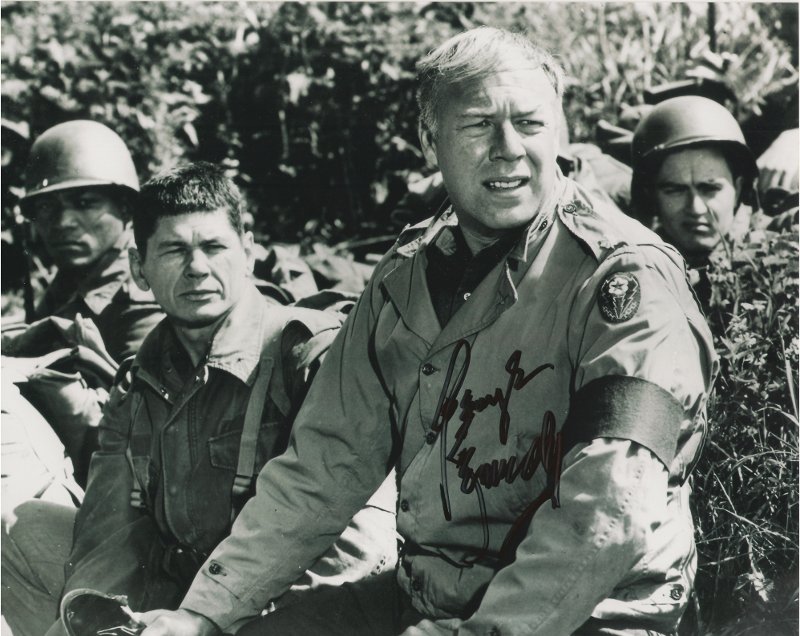 George Kennedy hand signed 10x8 photo