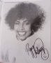 Whitney Houston signed 10x8 photograph